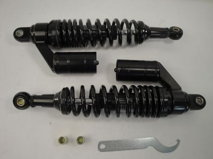 Afbeeldingen van Schokbrekerset 330mm Skymax Dax zwart