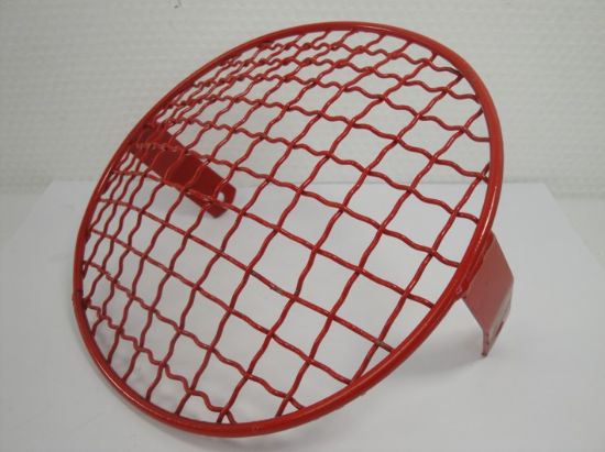 Afbeeldingen van Koplamprooster Honda MTX rood rond 17cm