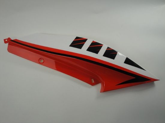 Afbeeldingen van Zijkap Motrac Urban M5 rechts wit/rood