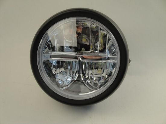 Picture of Headlight unit assy LED black 2screw uni