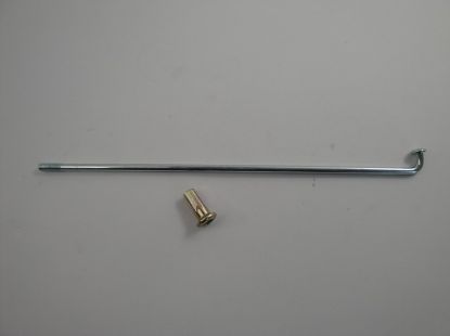 Afbeeldingen van Spaak, buitenspaak 179mm lang met nippel