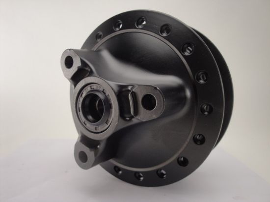 Afbeeldingen van Achternaaf Honda MT50 zwart compleet