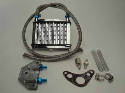 Picture of Oilcooler set Posh Dax/SS/Monkey chrome