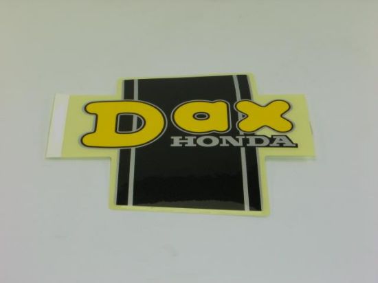 Afbeeldingen van Transfer frame Honda Dax links geel