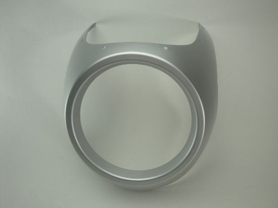 Afbeeldingen van Koplampkap Hanway Muscle zilver