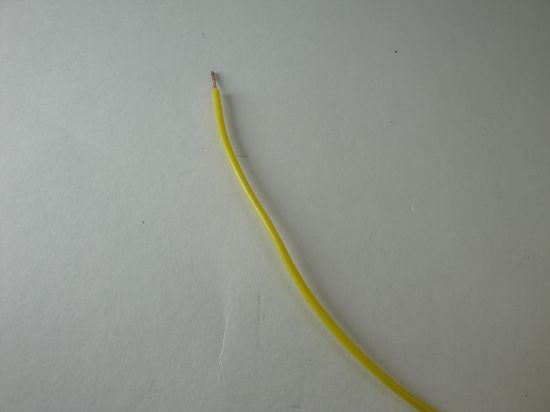 Afbeeldingen van Enkeladerige kabel 0.75mm geel