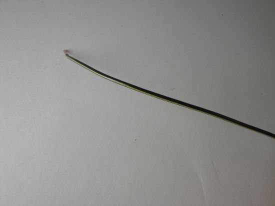 Afbeeldingen van Enkeladerige kabel 0.75mm zwart/geel