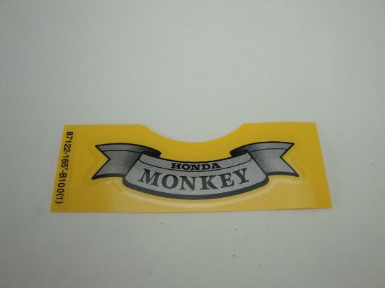 Afbeeldingen van Transfer Monkey klein zilver vlag model